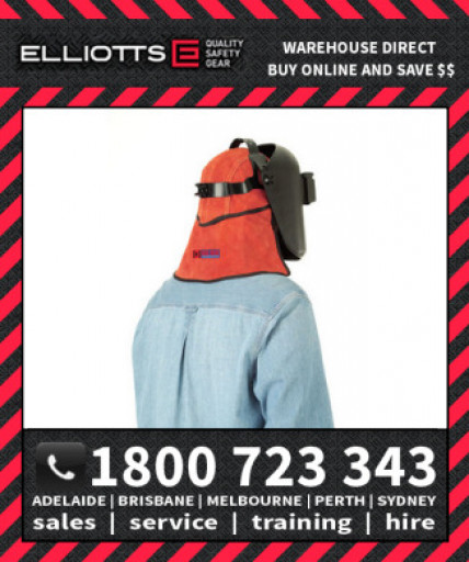 Elliotts Big Red Leather CAPE WITH NAPE Head (BRCNP9)