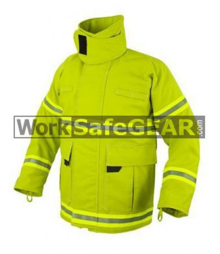 Elliotts E Series Firefighting Coat NOMEX 3D LIME Thermal Lined Fire Resistant Protection Workwear