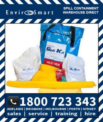 EnviroSmart SpillSmart Spill Kit 80 lt Hazchem - Bag (SK80-HZE)