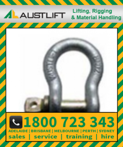 Grade S Screw Pin Bow Shackle 0.5T 6mm (503006)