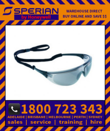 Millennia Sport Black Frame Grey Lens Hard Coat Safety Glasses