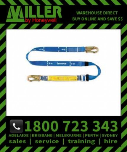 Miller 2m Adjustable Lanyard with Energy Absorber