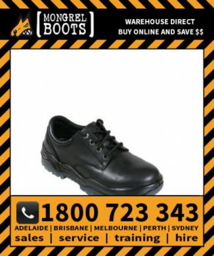 Mongrel Black Derby Shoe Work Boot Victor Footwear Shoe (910025)