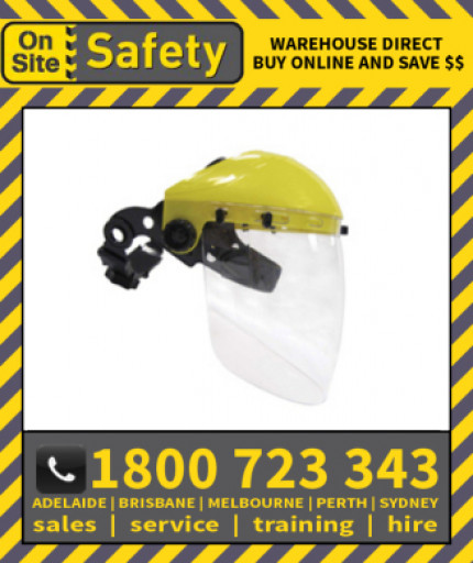 On Site Safety 0SS3 Brow Guard with 2mm Clear Shield