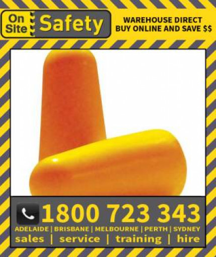 On Site Safety 200 Uncorded Disposable Class 5 27dB Ear Plugs