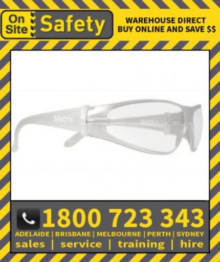 On Site Safety MATRIX Industrial Safety Glasses Specs