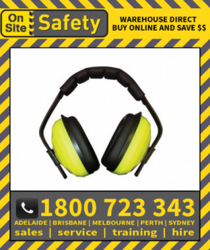 On Site Safety TORQUE 2dB Class 5 Earmuffs Hearing Protection (M10)