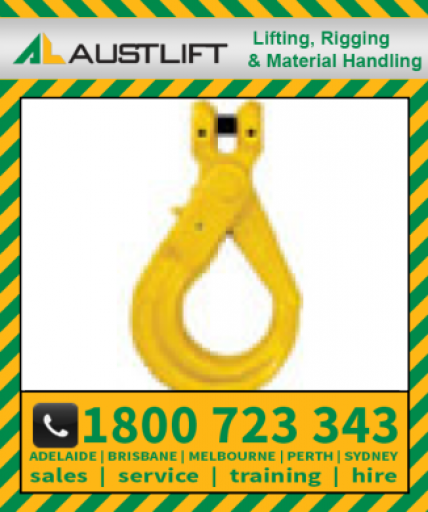 Austlift Selflocking Safety Hook 05.3T 13mm (102213)