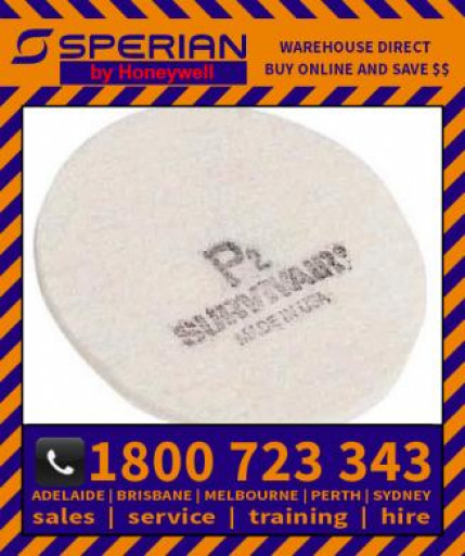 Sperian Air Purifying Respirator P2 Fliters Pack of 12 (101000)