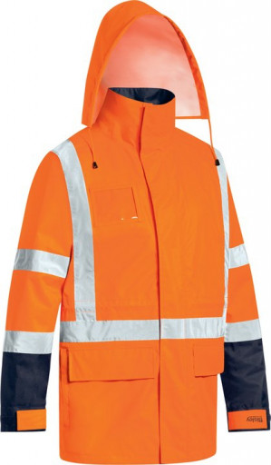 Bisley TTMC-W 5 in 1 Wet Weather Jacket Orange