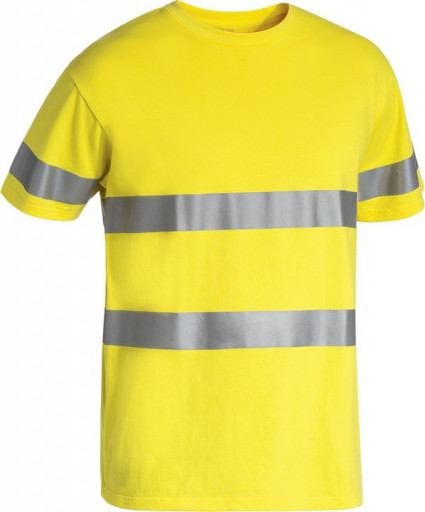 Bisley 3M Taped Hi Vis Cotton T-Shirt Yellow