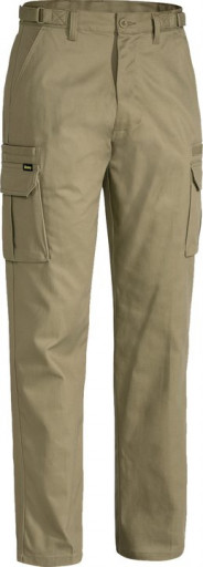Bisley Workwear 8 Pocket Mens Cargo Pant KHAKI (BPC6007)