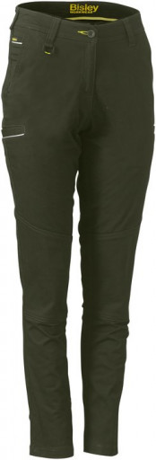 Bisley Womens Stretch Cotton Pants Olive