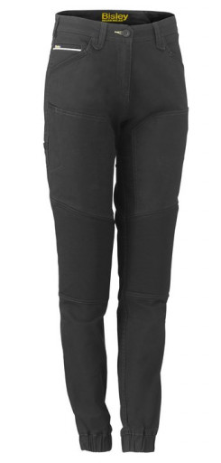 Bisley Womens Flex & Move Stretch Cotton Shield Pants Black
