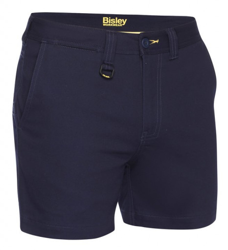 Bisley Mens Stretch Cotton Short Short Navy