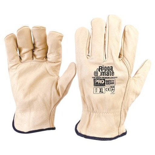 ProChoice Leather Glove RIGGAMATE Cow Grain, BEIGE (CGL41B)