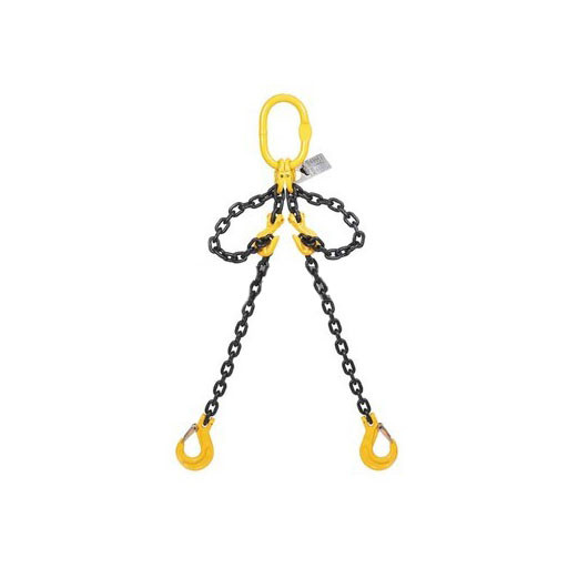 8mm Double Leg Chain Sling (Clevis Self Locking Hook) 1m to 4m