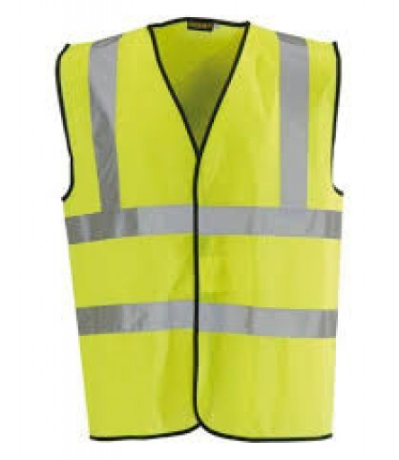Medium Safety Vest Waist Coat Hi Viz with 3M Reflective Tape