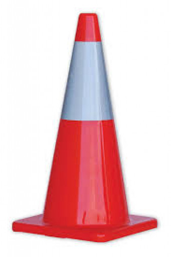 ProChoice Orange Traffic Cone with Reflective Strip 700mm (TC700R)