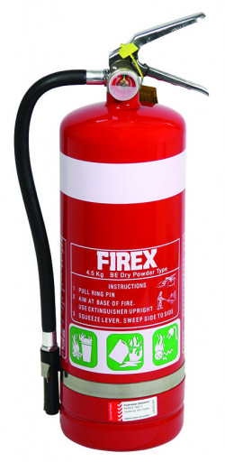 4.5kg Fire Extinguisher - AB(E) Powder (with Wall Bracket) (FE4501)