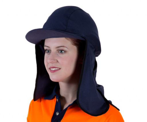 Uveto NAVY 100% Cotton Gobi Over Hat Helmet Add-on (GBCNV)