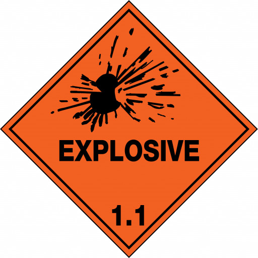 270x270mm - Self Adhesive - Explosive 1 (HLTM101A)