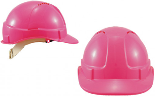Construction Hammer Head Hard Hat - Pink (Vented)