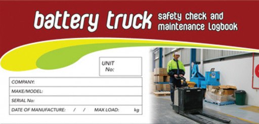 Log Book - Battery Truck Safety Check Logbook (LB118)