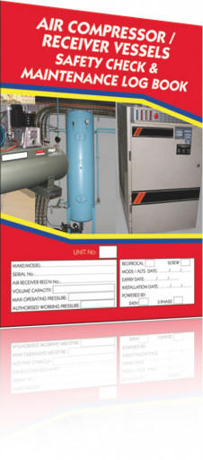 Log Book - Air Compressor / Air Receiver Safety Check Logbook (LB125)