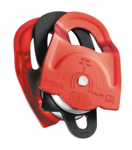 Petzl TWIN 12kn Double Prusik Pulley 7-13mm Rope (P65A)