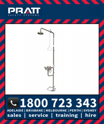 Pratt Safety Shower and Eye/Face Wash Station (SE620)