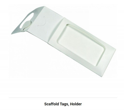 Scaffold Tag Holders  - Poly - Pkt of 10 (STG-HOL)