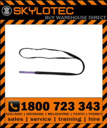 Skylotec attachment sling loop SEP 40 kN - Cut proof 30mm wide fibres with a sewn in 40mm outer sheath make this ideally suited for any sharp edge anchorages (L-0321-0.75) 0.75m length