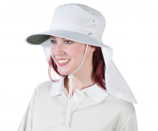 Uveto S-M WHITE Tammin Broad Brim Sun Hat