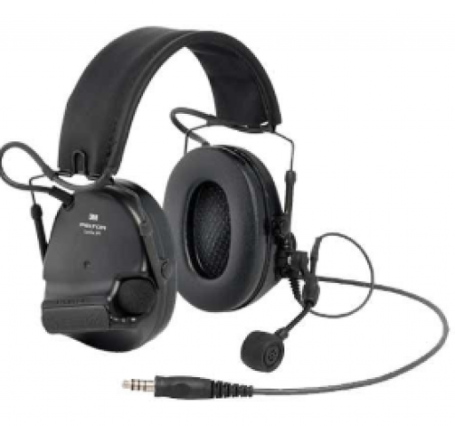 3M Green Folding Headband Format Headset Level Dependent, J11 NATO & Bone Cond Mic Class 5 SLC80 27dB (UU003026984)