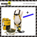 Beaver Tradies Roofers Safety Kit with Roof Anchor B-Safe Roofing