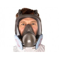 Small 3M P3 Full Face Respirator Mask 6700 + 2138 Filters