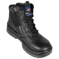 Mongrel Black Zipsider Boot Steel Cap (261020)