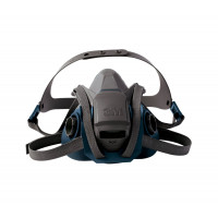 3M Medium Rugged Comfort Half Facepiece Respirator Quick Latch 6502QL mask only, filters not included