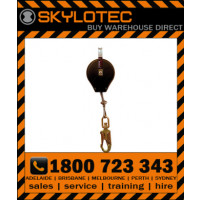 Skylotec HSG HK - SRL 3m, 5mm galcable with impact indicating swivel d_action 45kN steel snap hook, 23mm gate, 16kN side load (FASK HSG-002-3)