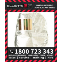 Elliotts Aluminised PREOX LINED HOOD Furnace FR Welding Protective Clothing Workwear (APH27GRV)