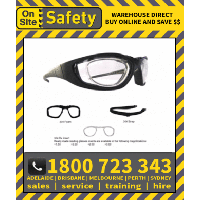 On Site Safety LINKS Positive Seal Safety Glasses Eye Protection Specs