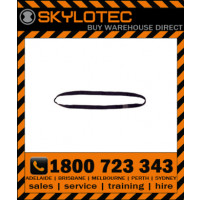 Skylotec attachment sling loop 35 kN - Top stitched BLACK hose strap 25mm wide (L-0010-SW-0.8) 0.8m length