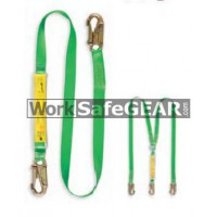 Webbing Lanyard - 2mtre Double Lanyard With M1010003 hooks