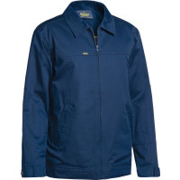 Bisley Cotton Drill Jacket with Liquid Repellent Finish Navy