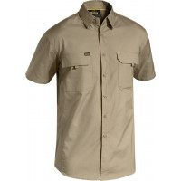 Bisley X Airflow Ripstop Short Sleeve Shirt Khaki