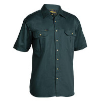Bisley Original Cotton Men's Drill Shirt - Short Sleeve (BS1433)