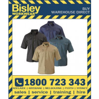 Bisley Original Cotton Men's Drill Shirt - Short Sleeve (BS1433)