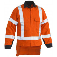 Bisley Tencate Tecasafe Plus 700 X Taped Hi Vis TTMC-W FR Vented Long Sleeve Shirt Orange