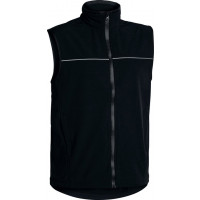 Bisley Mens Softshell Vest Black (BV0360-BBLK)